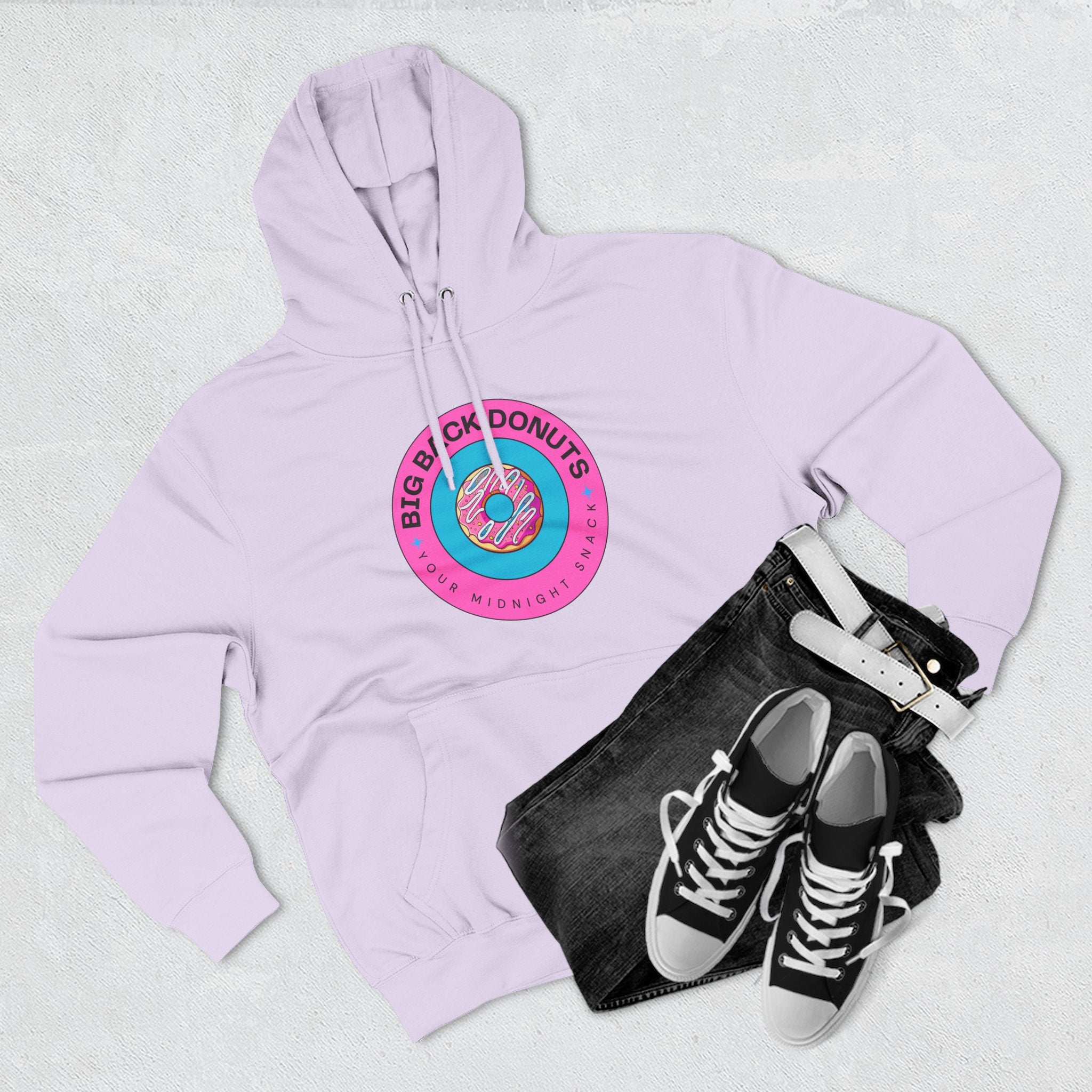 Big Back Donuts - Limited Release Three-Panel Fleece Hoodie